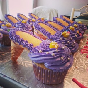 Princess Shoe Cupcake