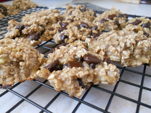 banana oatmeal cookie